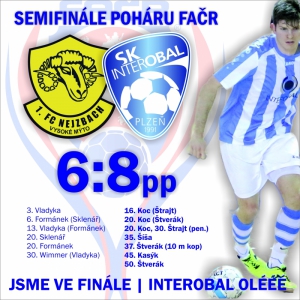 Futsalová Plzeň je ve finále poháru FAČR